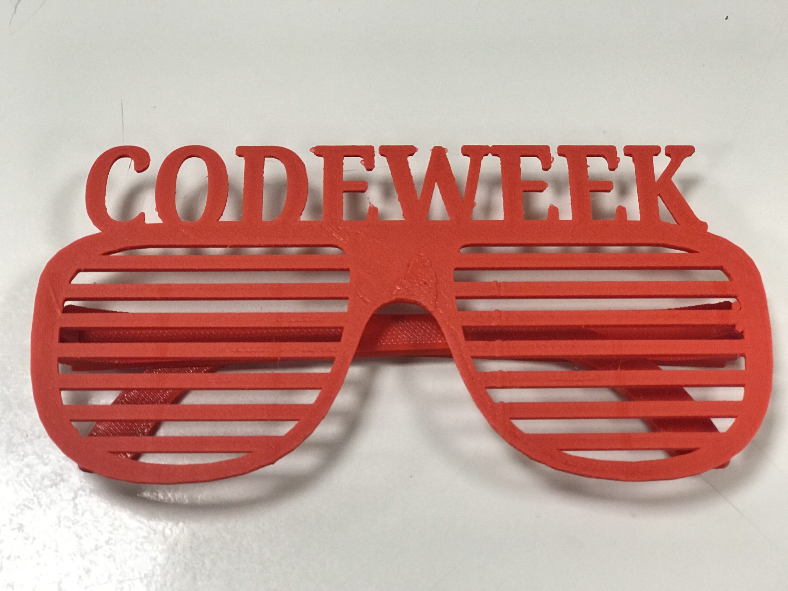 3D Gözlük (CodeWeek) Baskı Süreci – 3D Glasses (CodeWeek) Printing Process