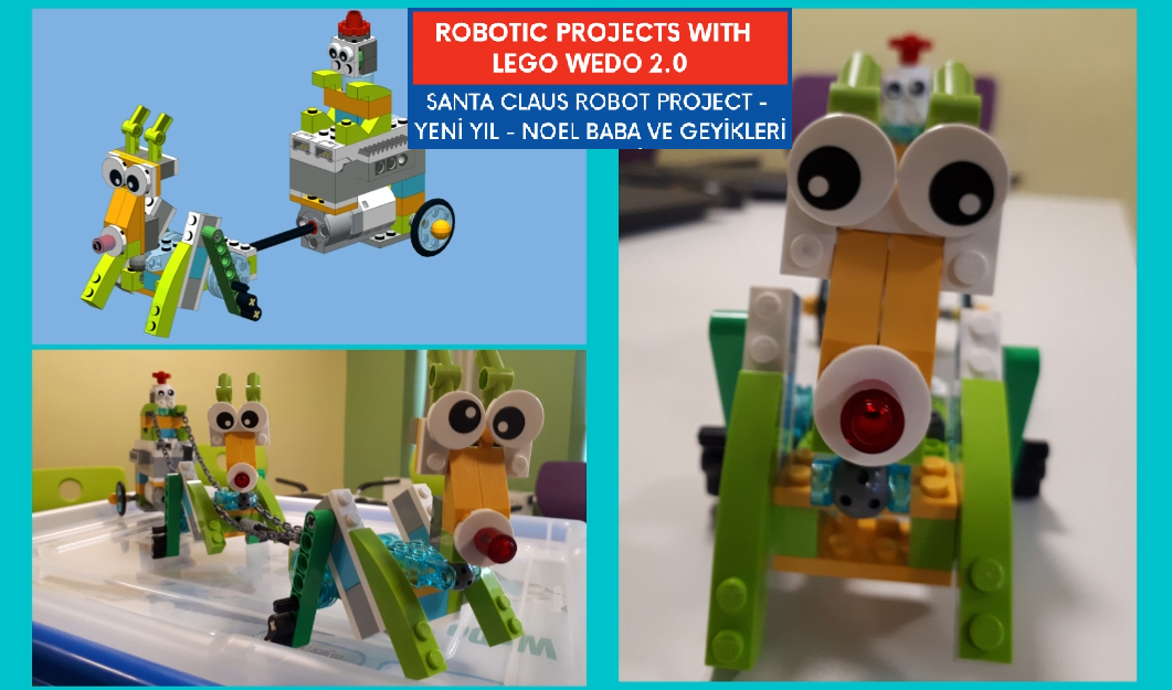 Santa Claus and Reindeer Power Sleighs Project With Lego Wedo 2.0 – Lego Wedo 2.0 ile Yeni Yıl / Noel Baba ve Ren Geyikleri Projesi
